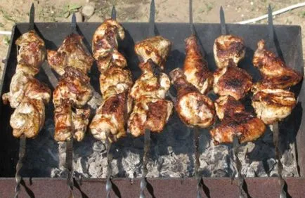 Шашлик або барбекю з курки (шашлик) Шашлик або барбекю з курки