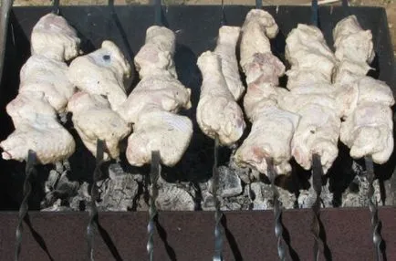Шашлик або барбекю з курки (приготування курячого шашлику) Шашлик або барбекю з курки