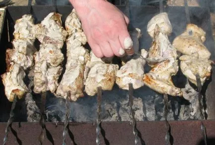 Шашлик або барбекю з курки (приготування курячого шашлику) Шашлик або барбекю з курки