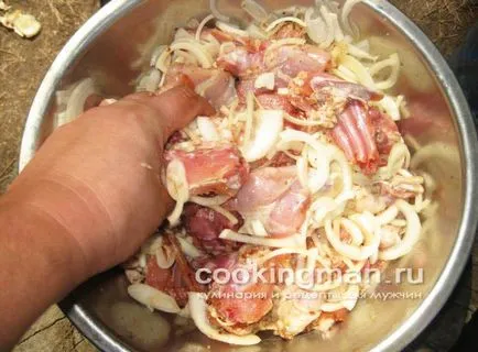 Шашлик з кролика - кулінарія для чоловіків (шашлик рецепти) Шашлик з кролика - кулінарія для чоловіків