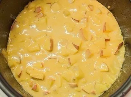 Шарлотка в мультиварці рецепт з яблуками з покроковими фото (мультиварці) Шарлотка в мультиварці рецепт з яблуками з покроковими фото