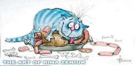 Сині коти художниці Ірини Зенюк - джерело гарного настрою (Ірини) Сині коти художниці Ірини Зенюк - джерело гарного настрою