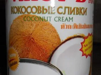 Вершки кокосові aroy-d - калорійність та застосування в дієтах (aroy-d) Вершки кокосові aroy-d - калорійність та застосування в дієтах