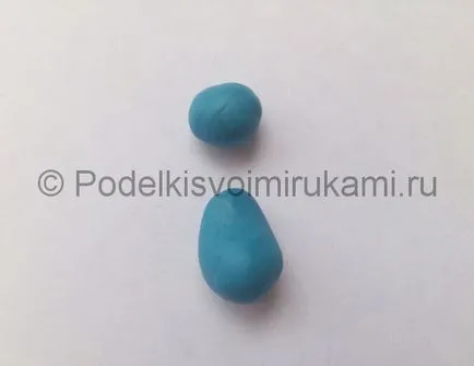 Смурфик з пластиліну