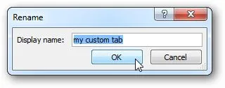 Створюємо настроюється вкладку на стрічці меню в office 2010 року (настройка) Створюємо настроюється вкладку на стрічці меню в office 2010