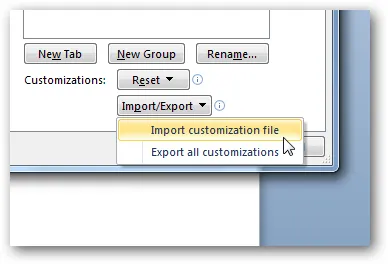 Створюємо настроюється вкладку на стрічці меню в office 2010 року (word) Створюємо настроюється вкладку на стрічці меню в office 2010