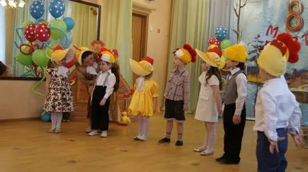 Сценарій свята до 8 березня для молодшої групи «кошенята і курчата»
