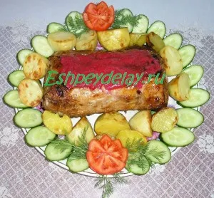 Свинина запечена шматком - рецепт з фото (запечена) Свинина запечена шматком - рецепт з фото