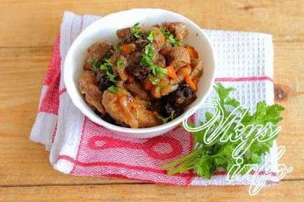 Тушковане м'ясо з чорносливом рецепт з фото (рецепт) Тушковане м'ясо з чорносливом рецепт з фото
