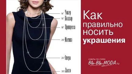Прикраси - які купити і з чим носити кольє, намиста, ланцюжки (прикраси) Прикраси - які купити і з чим носити кольє, намиста, ланцюжки