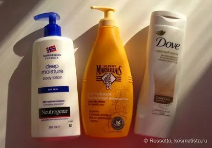 Зволожуюче молочко для тіла, частина 1 neutrogena, le petit marseillais, dove відгуки (живильний крем) Зволожуюче молочко для тіла, частина 1 neutrogena, le petit marseillais, dove відгуки