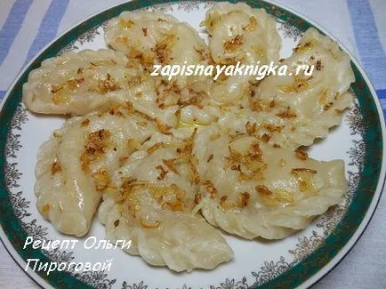 Вареники з картоплею салом українські рецепт (вареники з цибулею) Вареники з картоплею салом українські рецепт