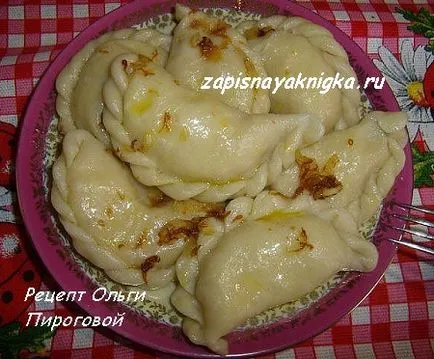 Вареники з картоплею салом українські рецепт (вареники з цибулею) Вареники з картоплею салом українські рецепт