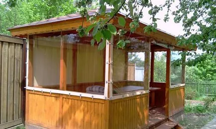 Вибір штор для альтанок рулонні, пвх, тканину, жалюзі, 21 фото прозорих фіранок і захисних з (тканина) Вибір штор для альтанок рулонні, пвх, тканину, жалюзі, 21 фото прозорих фіранок і захисних з