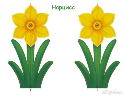 Весняні квіти з паперу своїми руками для дітей 5-6-7-8 років (нарциси своїми руками) Весняні квіти з паперу своїми руками для дітей 5-6-7-8 років