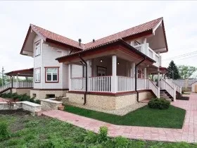 Фото дизайну фасаду будинку, дачі, котеджу (будинку) Фото дизайну фасаду будинку, дачі, котеджу