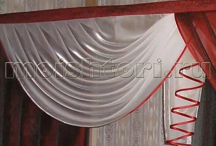 Форма асиметричного свага, як побудувати, штори своїми руками (сваги) Форма асиметричного свага, як побудувати, штори своїми руками