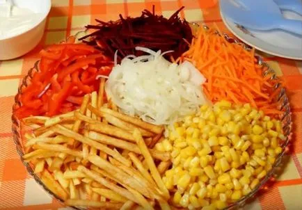 Смачний салат з картоплею (картоплею) Смачний салат з картоплею