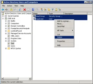 Відновлення видалених елементів (об'єктів tombstone) в active directory (event id 2089) Відновлення видалених елементів (об'єктів tombstone) в active directory