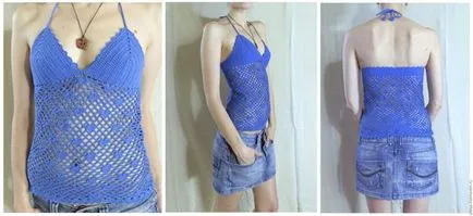В'яжемо гачком ажурний топ - ярмарок майстрів - ручна робота, handmade (рукоділля) В'яжемо гачком ажурний топ - ярмарок майстрів - ручна робота, handmade