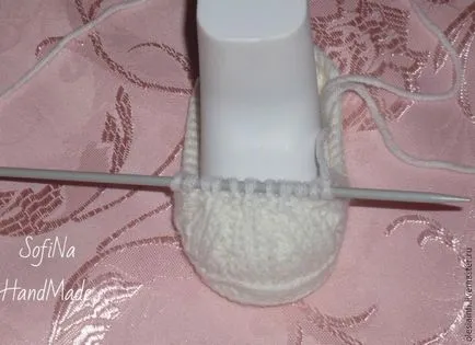 В'яжемо пінетки для малюків - ярмарок майстрів - ручна робота, handmade (пов петля стовпчики накиду) В'яжемо пінетки для малюків - ярмарок майстрів - ручна робота, handmade