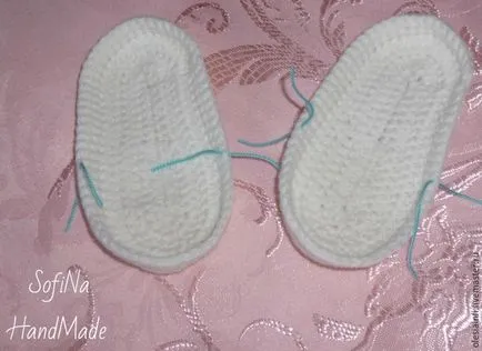 В'яжемо пінетки для малюків - ярмарок майстрів - ручна робота, handmade (першу петлю знімаємо) В'яжемо пінетки для малюків - ярмарок майстрів - ручна робота, handmade