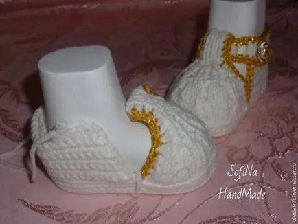 В'яжемо пінетки для малюків - ярмарок майстрів - ручна робота, handmade (пінетки в'язані) В'яжемо пінетки для малюків - ярмарок майстрів - ручна робота, handmade