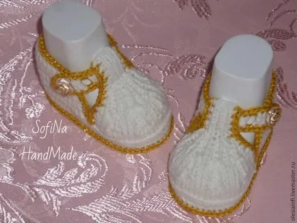 В'яжемо пінетки для малюків - ярмарок майстрів - ручна робота, handmade (на виписку) В'яжемо пінетки для малюків - ярмарок майстрів - ручна робота, handmade