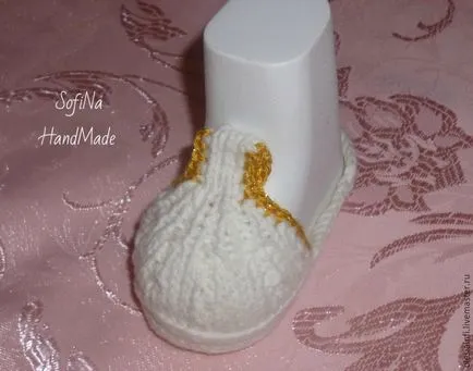 В'яжемо пінетки для малюків - ярмарок майстрів - ручна робота, handmade (пінетки туфельки) В'яжемо пінетки для малюків - ярмарок майстрів - ручна робота, handmade