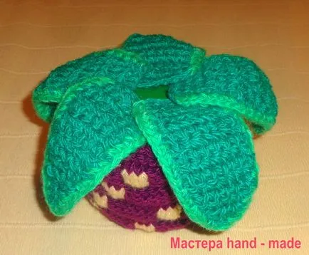 В'язаний квітка - фіалка гачком і спицями, опис - майстри hand-made (зв'язати фіалку) В'язаний квітка - фіалка гачком і спицями, опис - майстри hand-made