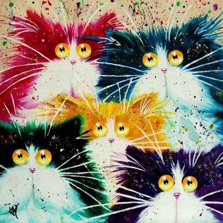 Забавні окаті коти від ким Хаскінс (коти) Забавні окаті коти від ким Хаскінс