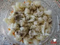 Запіканка з картоплі та кольорової капусти - рецепт на (капусти) Запіканка з картоплі та кольорової капусти - рецепт на