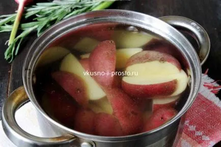 Запечена картопля з розмарином і часником (запечений) Запечена картопля з розмарином і часником