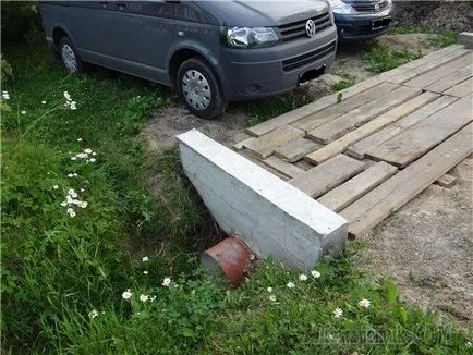 Заїзд на ділянку своїми руками