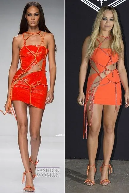 Зірки в нарядах versace