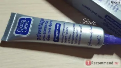 Гель-аплікатор від прищів clean & amp; clear advantage швидкий ефект - «дуже важливо правильно (ефект) Гель-аплікатор від прищів clean & amp; clear advantage швидкий ефект - «дуже важливо правильно