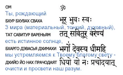 Гаятри мантра її значення, як правильно вимовляти слова, мантра у виконанні діви Премана