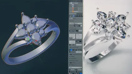 3D дизайн ювелірних прикрас