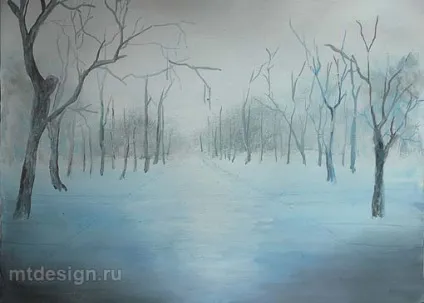 Алея в парку пізньої осені (парку) Алея в парку пізньої осені