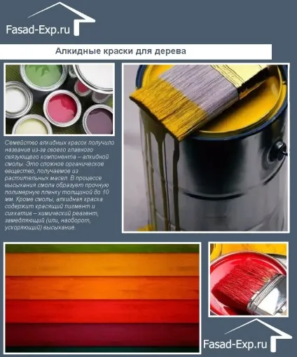 Алкідна фарба для дерева для зовнішніх робіт - інструкція по вибору і нанесенню! (Дереву зовнішніх робіт) Алкідна фарба для дерева для зовнішніх робіт - інструкція по вибору і нанесенню!