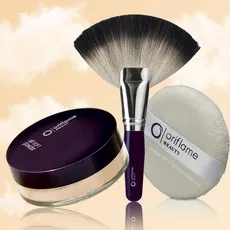 Оксамитова розсипчаста пудра аура oriflame beauty air soft powder Оріфлейм