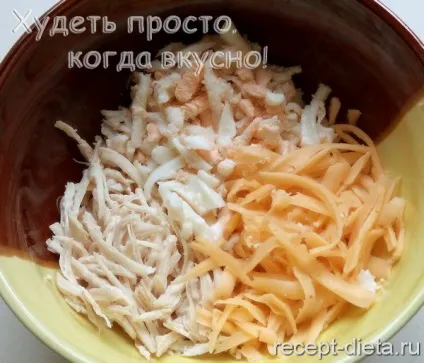 Білковий салат з куркою - дієтичні рецепти (куркою) Білковий салат з куркою - дієтичні рецепти