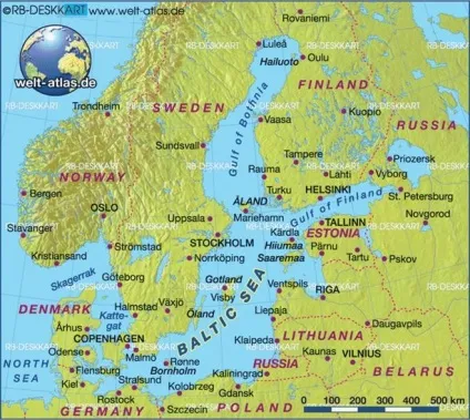 Береги яких країн омиває Балтійське море (країн) Береги яких країн омиває Балтійське море