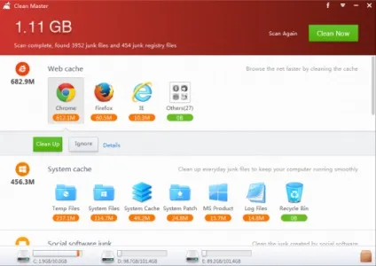 Битва за чистоту windows clean master vs ccleaner