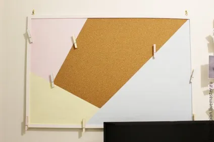 Декоруємо коркову дошку для заміток - ярмарок майстрів - ручна робота, handmade (олівець) Декоруємо коркову дошку для заміток - ярмарок майстрів - ручна робота, handmade
