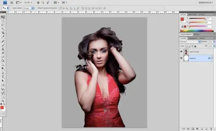 Гранжевим кам'яна дівчина · «світ фотошопа»