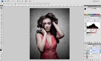 Гранжевим кам'яна дівчина · «світ фотошопа»