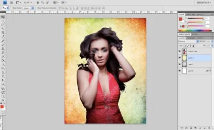 Гранжевим кам'яна дівчина · «світ фотошопа»