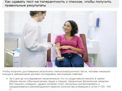 Глюкозотолерантний тест результати, норма