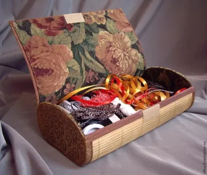 Робимо скриньку з бамбукової серветки - ярмарок майстрів - ручна робота, handmade (коробка) Робимо скриньку з бамбукової серветки - ярмарок майстрів - ручна робота, handmade